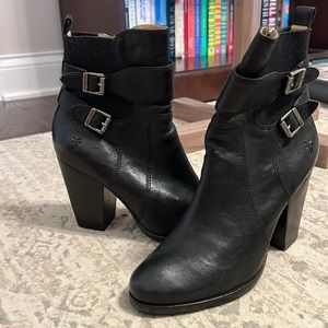 Frye women’s black booties